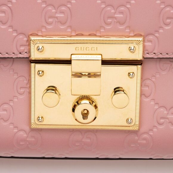 Gucci Guccissima Leather Padlock Small Shoulder Bag - Picture 9 of 13